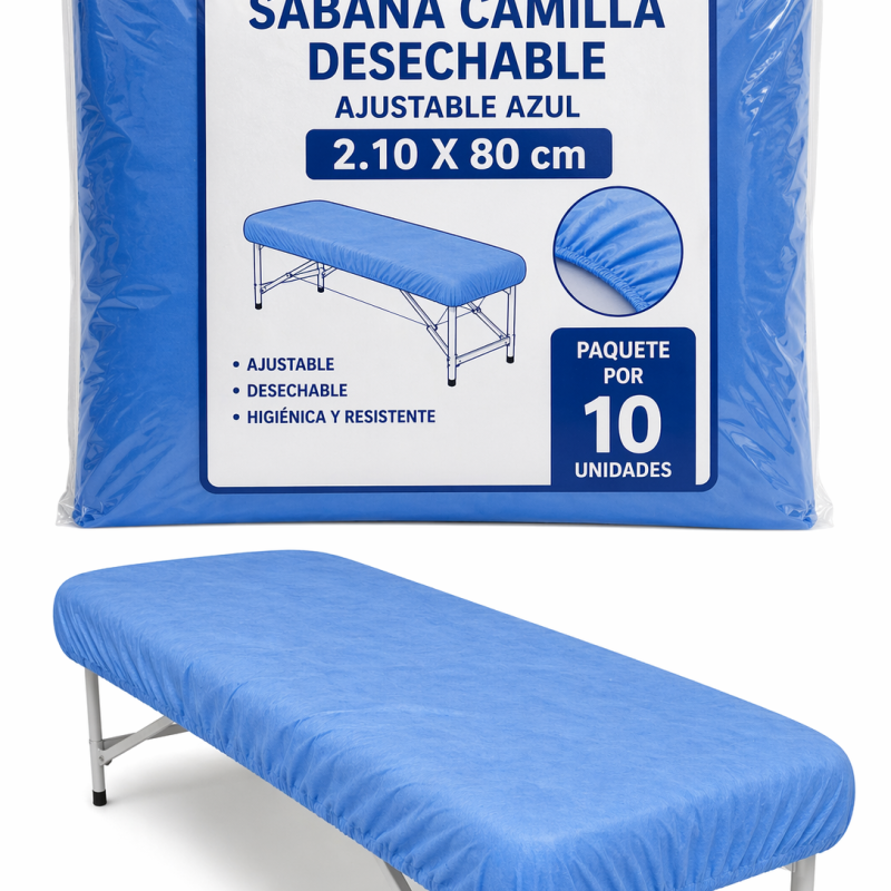 Sábana Camilla 0.9 x 2 m Desechable x10