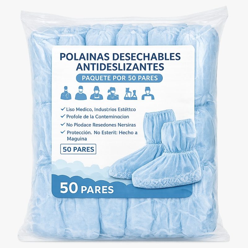 Polainas Desechables Antideslizantes x50 pares